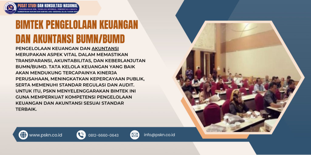 Bimtek Pengelolaan Keuangan dan Akuntansi BUMN/BUMD