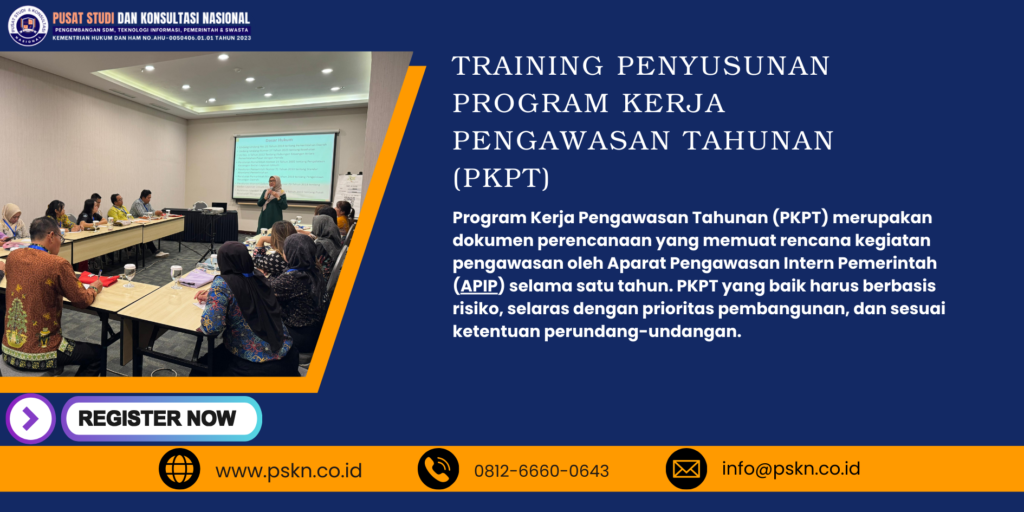 Training Penyusunan Program Kerja Pengawasan Tahunan (PKPT)
