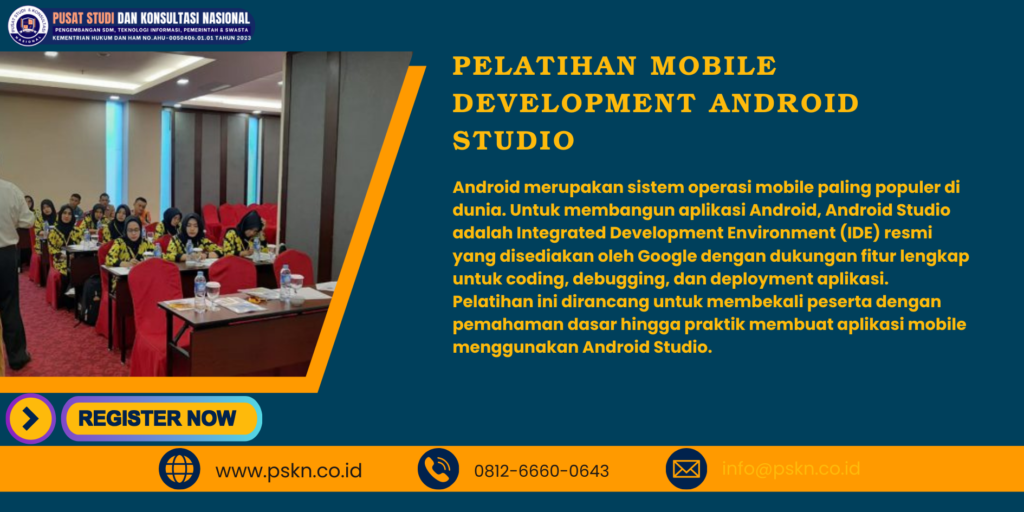 Pelatihan Mobile Development Android Studio