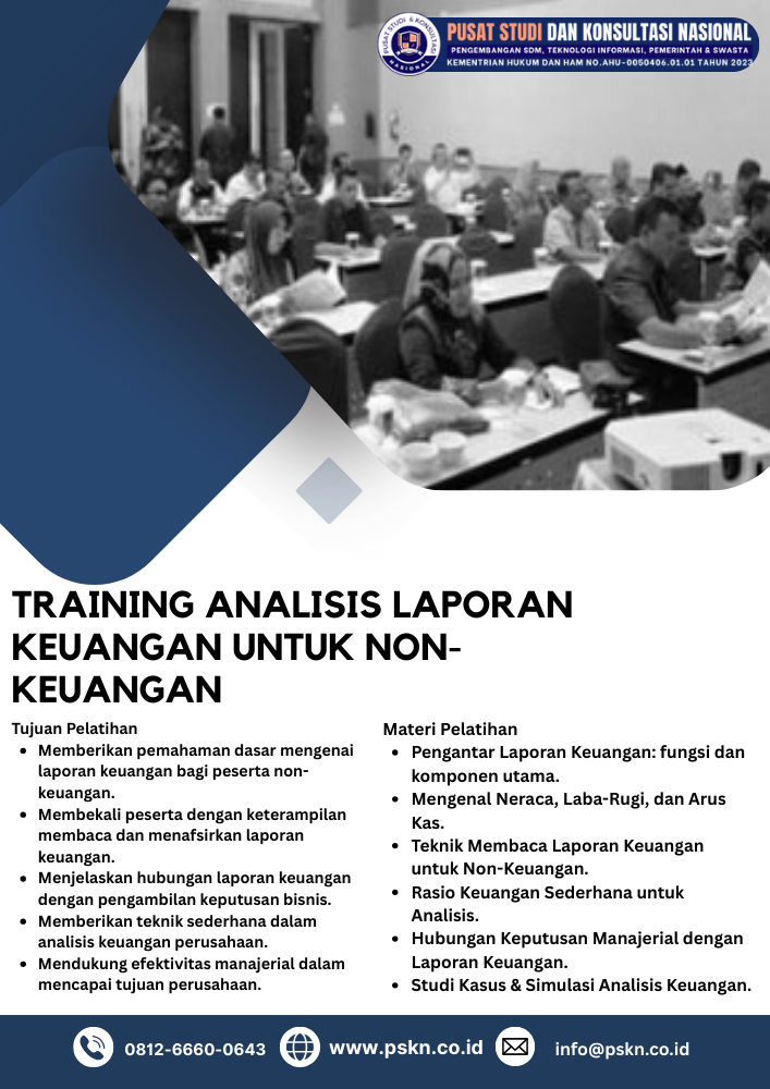 Training Analisis Laporan Keuangan untuk Non-Keuangan