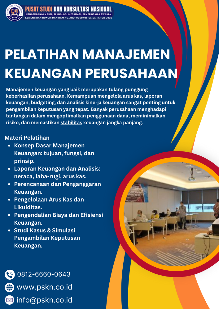 Pelatihan Manajemen Keuangan Perusahaan