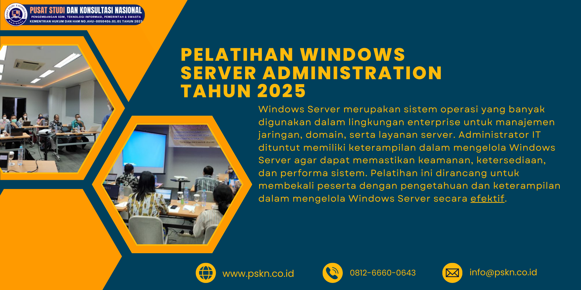 Pelatihan Windows Server Administration Tahun 2025