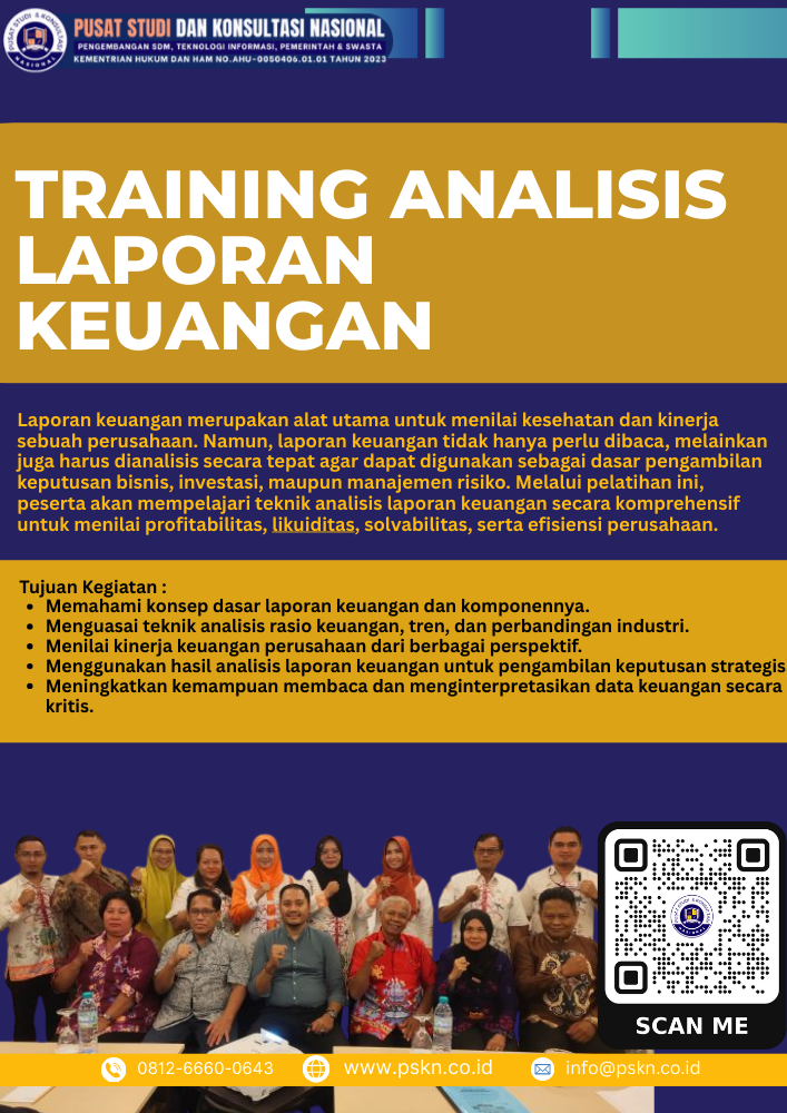 Training Analisis Laporan Keuangan